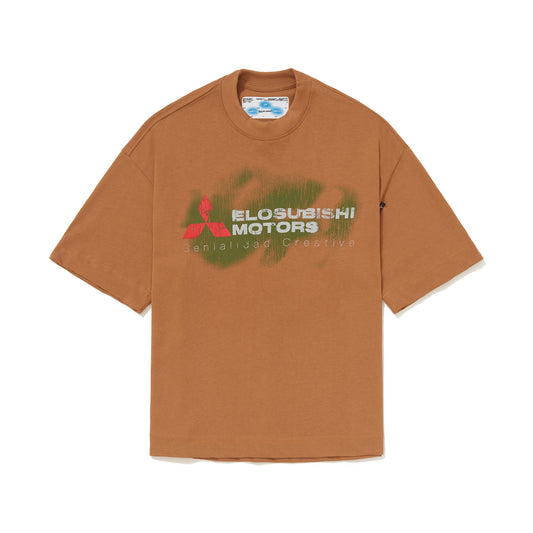 CAMISETA OVER ELOSUBISHI  CAQUI