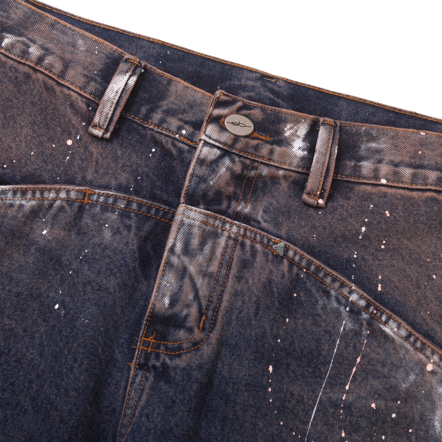 CALCA JEANS PAINTING DAY - CINZA