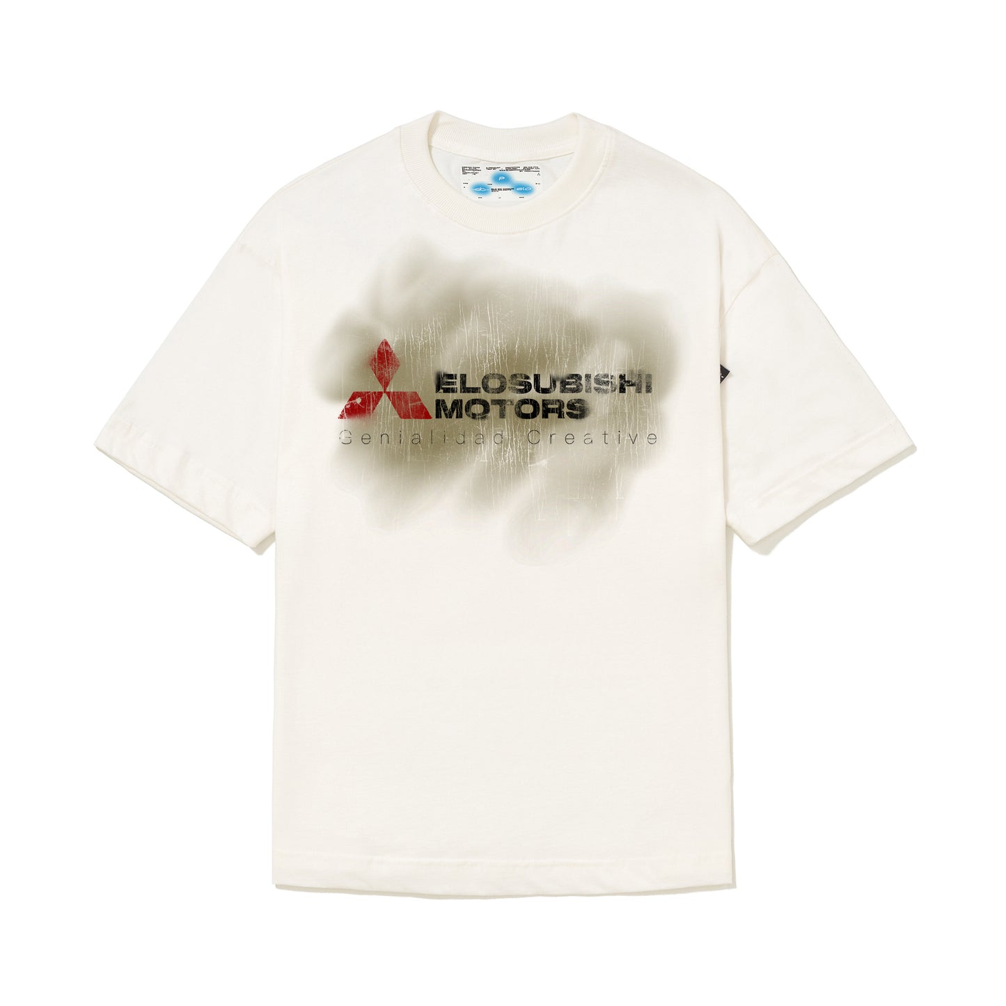 CAMISETA OVER ELOSUBISHI BRANCO OFF.