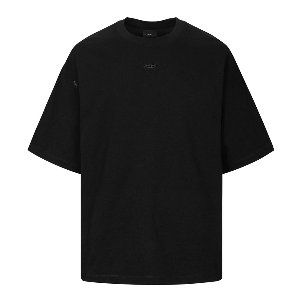 TSHIRT OVAL PRETA