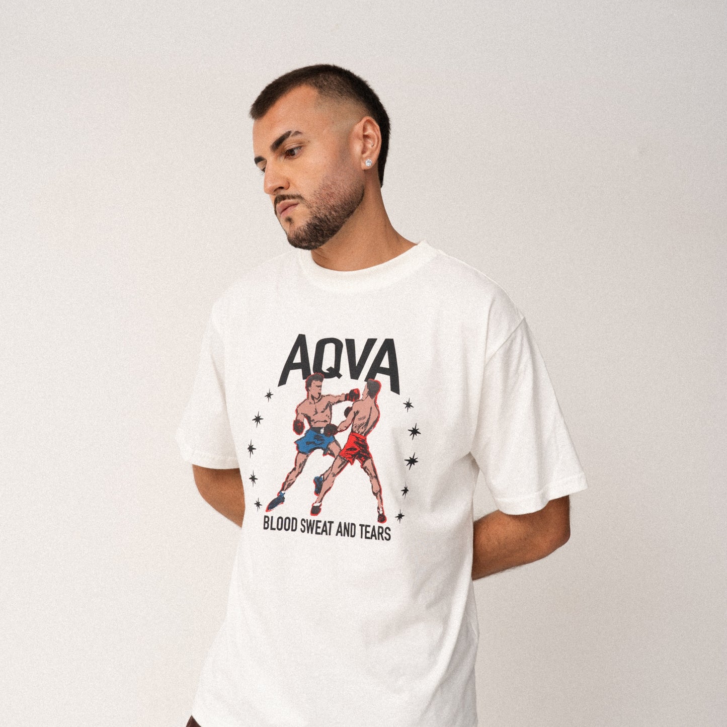 Camiseta AQVA Fighter OFFWHITE
