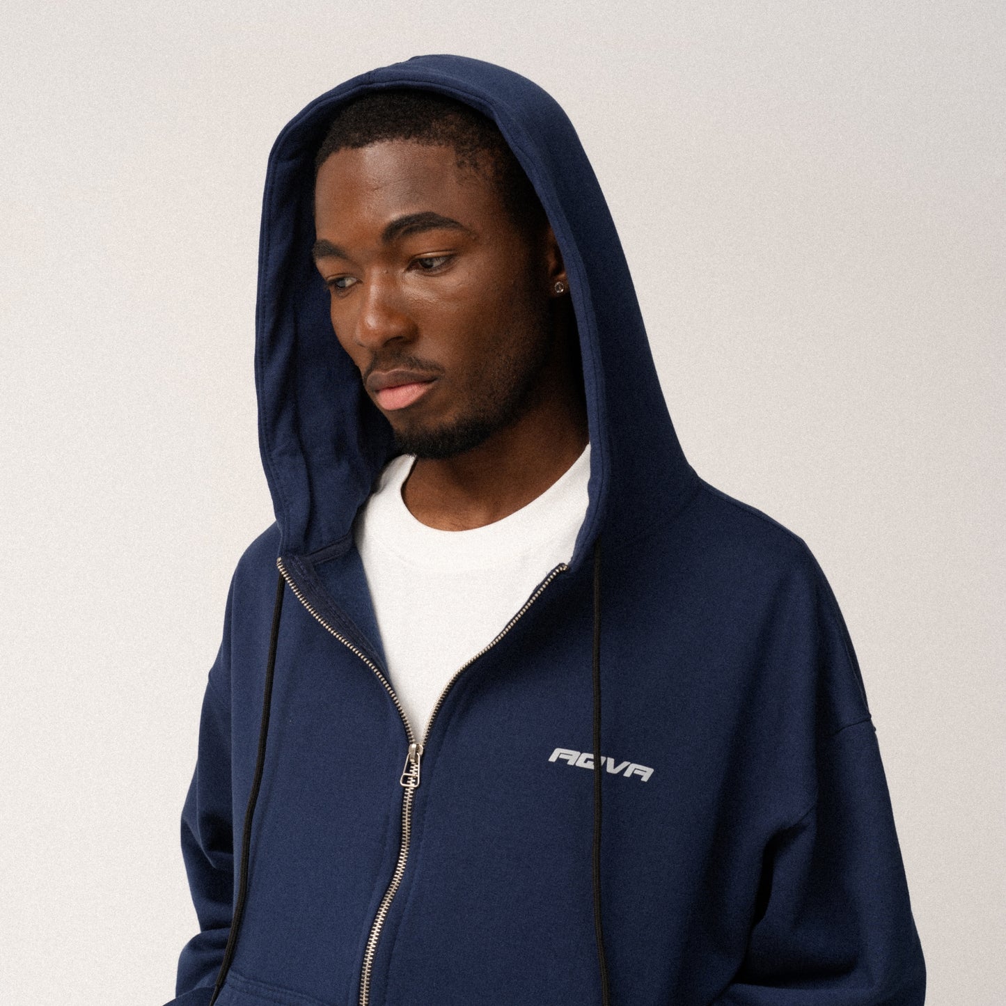 Zip Hoodie AQVA NAVY