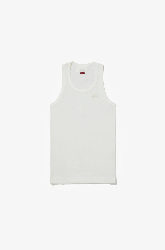 TANK TOP WAFFLE KNIT OFF WHITE