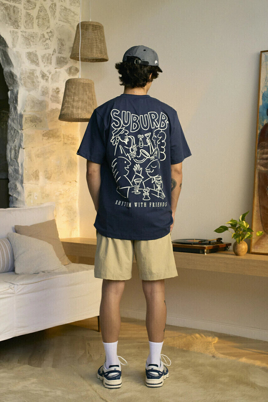 UNION REGULAR TEE AZUL MARINHO