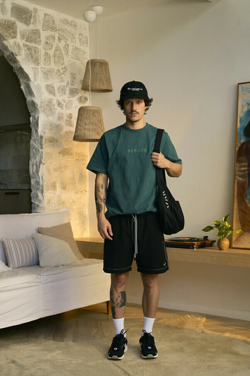 EMBROIDERY LOGO REGULAR TEE VERDE