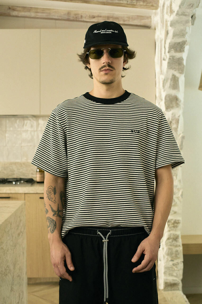 GEOMETRIC STRIPE REGULAR TEE LISTRADA
