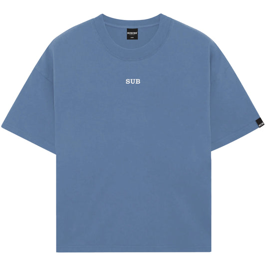 CORE LOGO BOXY TEE AZUL