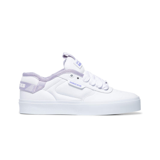 TENIS HOCKS FLAT CORE BRANCO LILAC