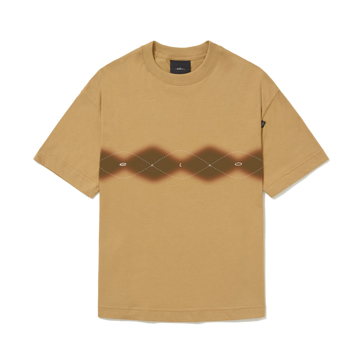 CAMISETA REGULAR VINTAGE CAQUI