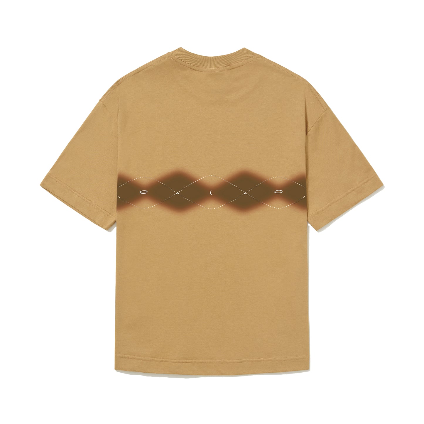 CAMISETA REGULAR VINTAGE CAQUI