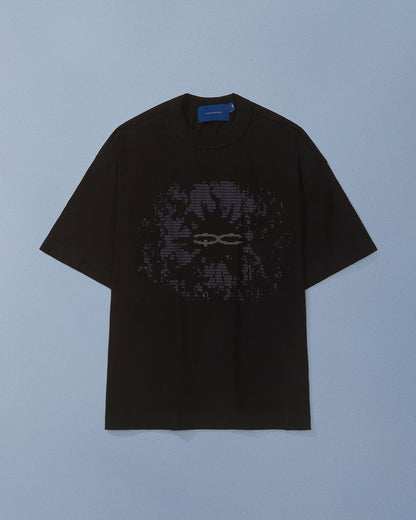 CAMISETA QC CODE BOXY PRETO