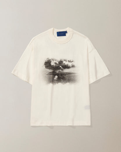 CAMISETA QC 24 DE OUTUBRO BOXY OFF WHITE