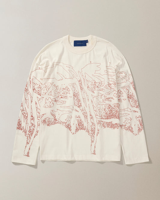 CAMISETA QC TRAMA BOXY ML OFF WHITE