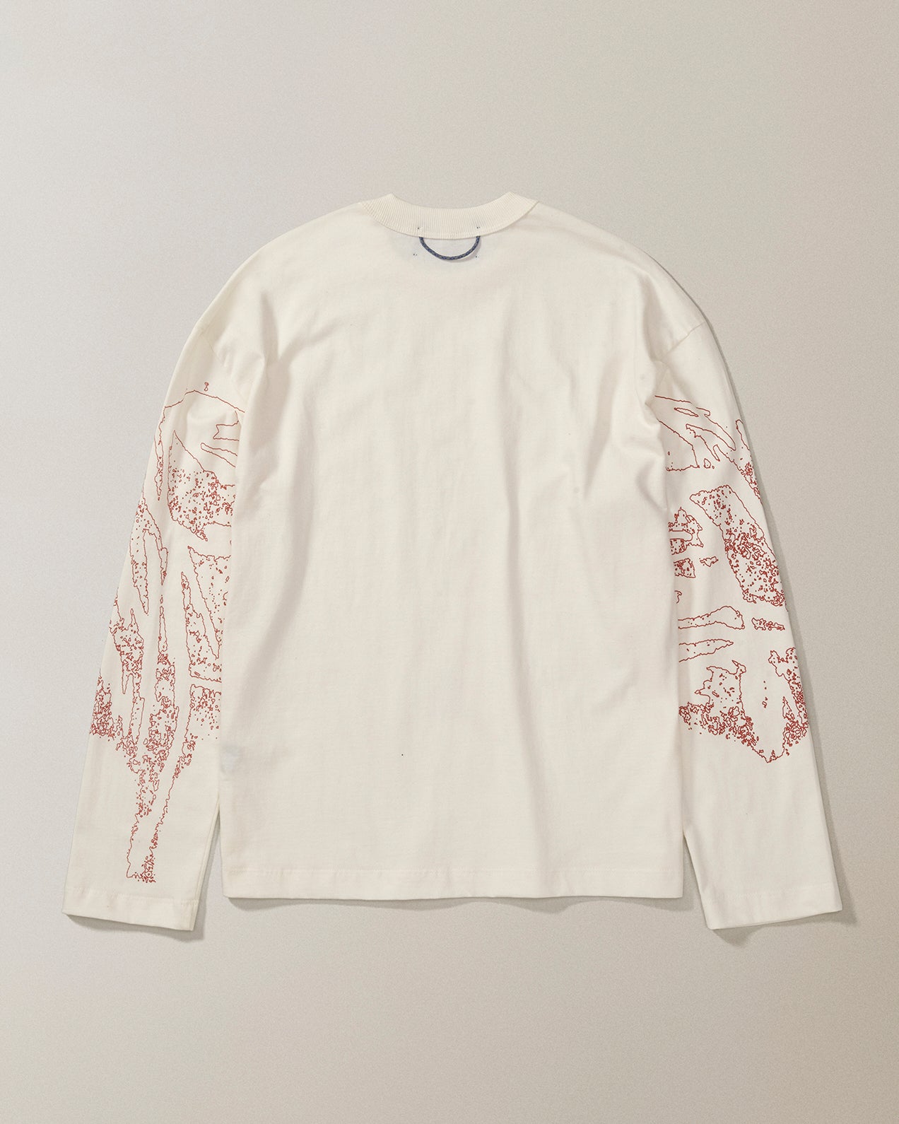 CAMISETA QC TRAMA BOXY ML OFF WHITE