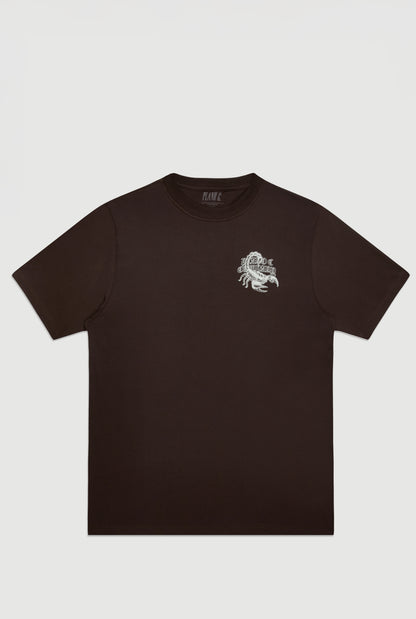 CAMISETA SCORPION MARROM