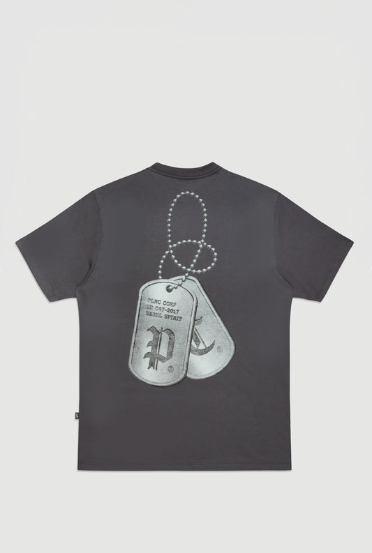 CAMISETA DOGTAG CINZA