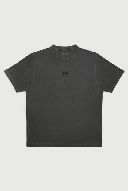CAMISETA WASH LOGO GRAFITE