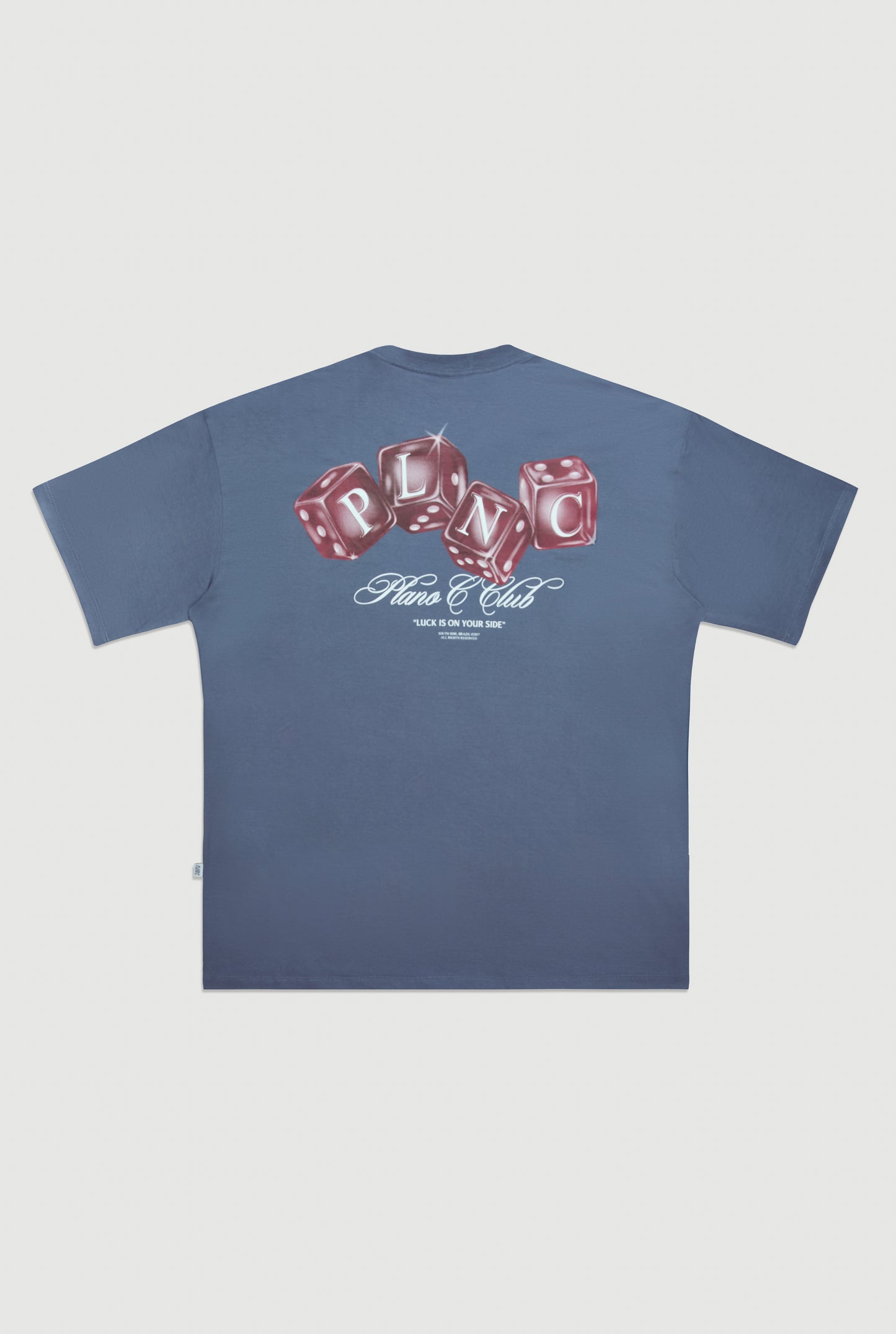 CAMISETA DICE ROLLERS  AZUL