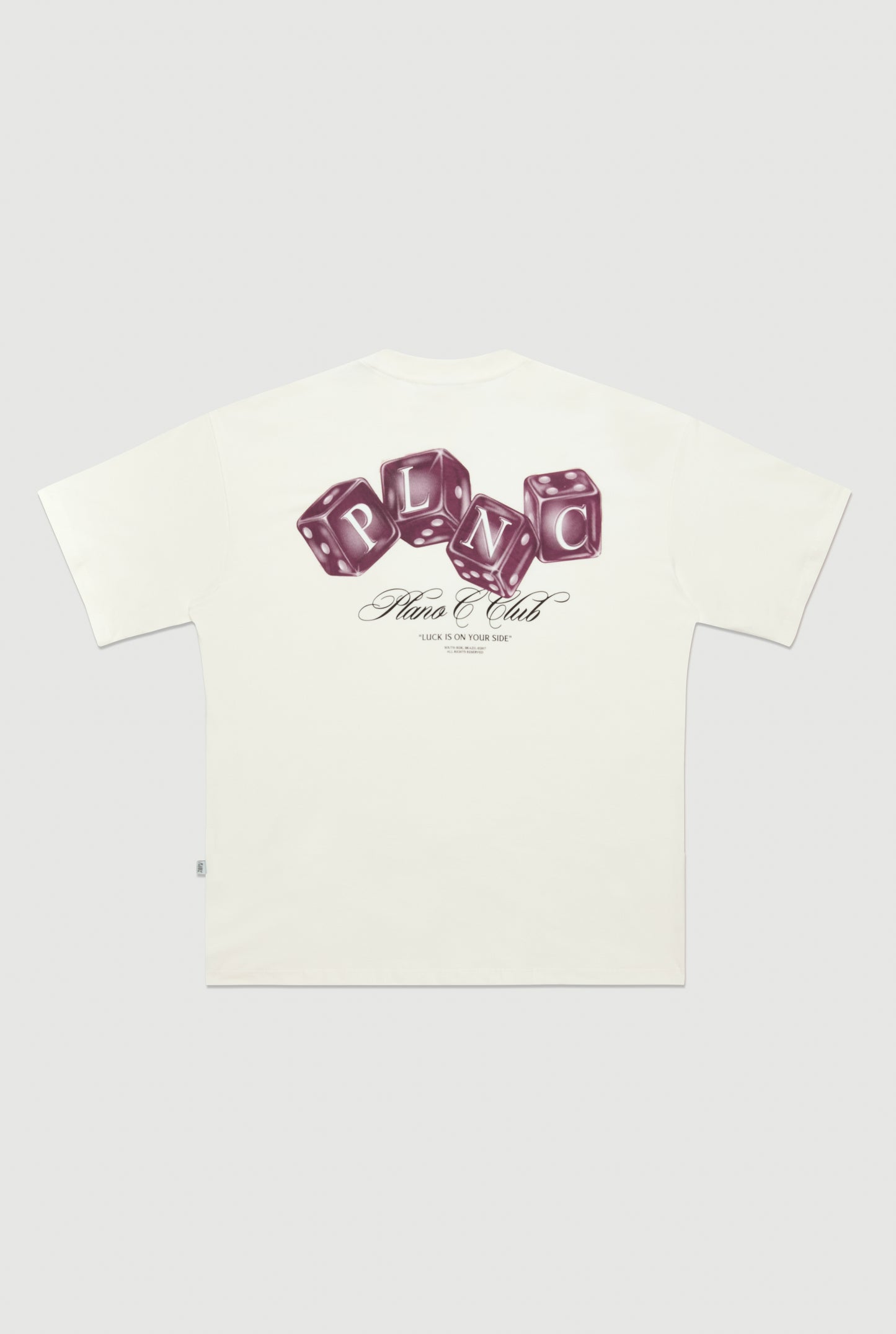 CAMISETA DICE ROLLERS  OFF WHITE