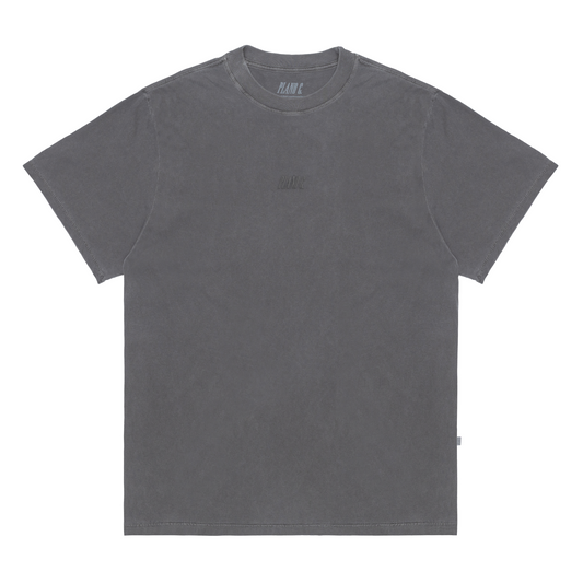 CAMISETA WASH LOGO CINZA