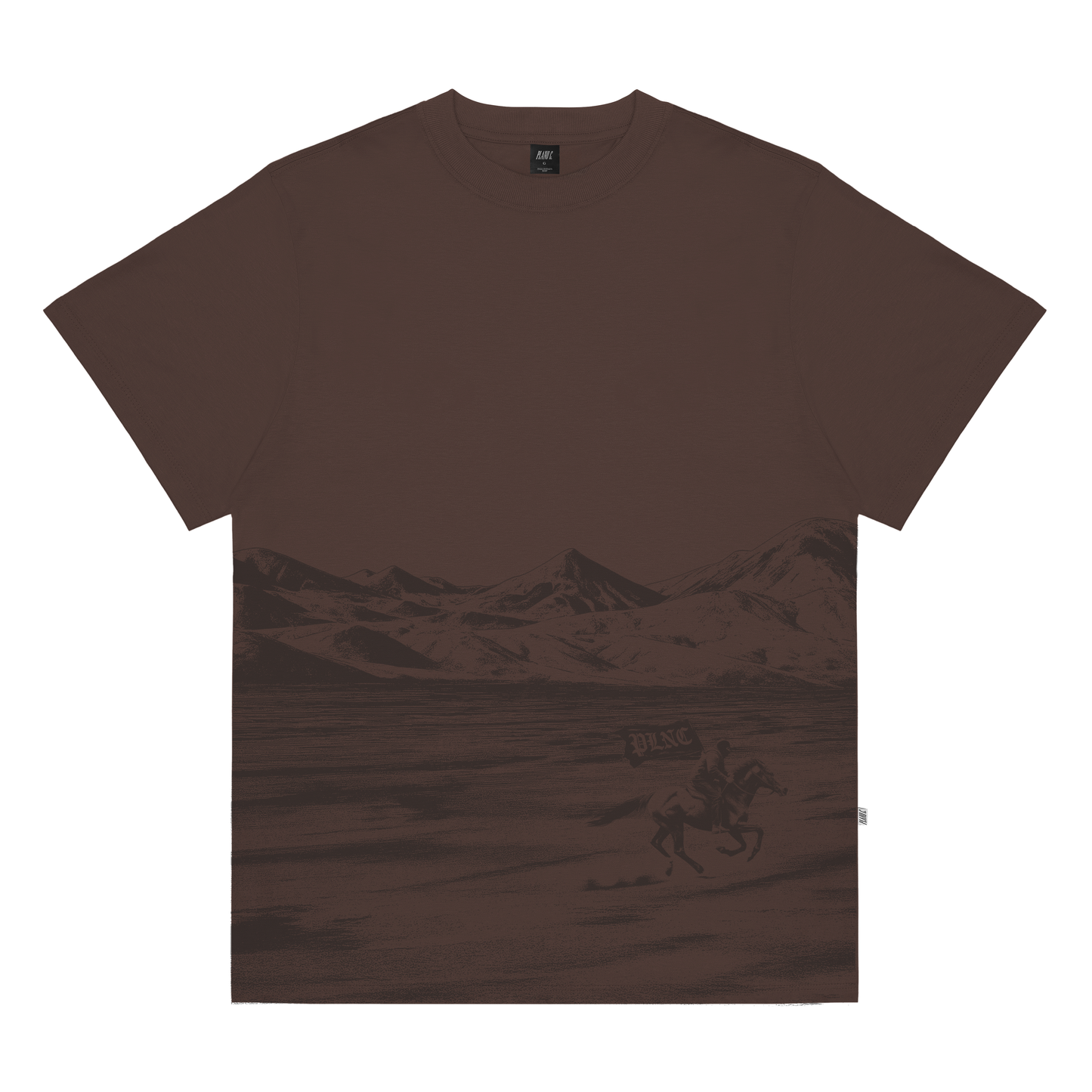 CAMISETA LONE RIDER COTTON MARROM