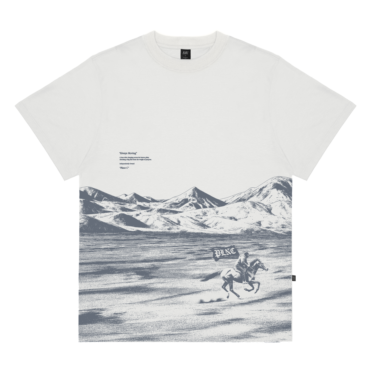 CAMISETA LONE RIDER COTTON OFF WHITE