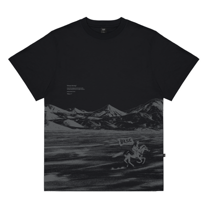 CAMISETA LONE RIDER COTTON PRETO