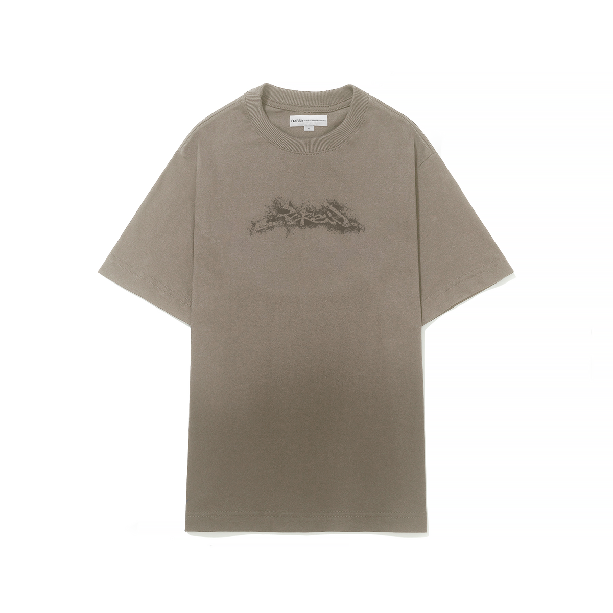 Camiseta Fade Assinatura Bege Estonada