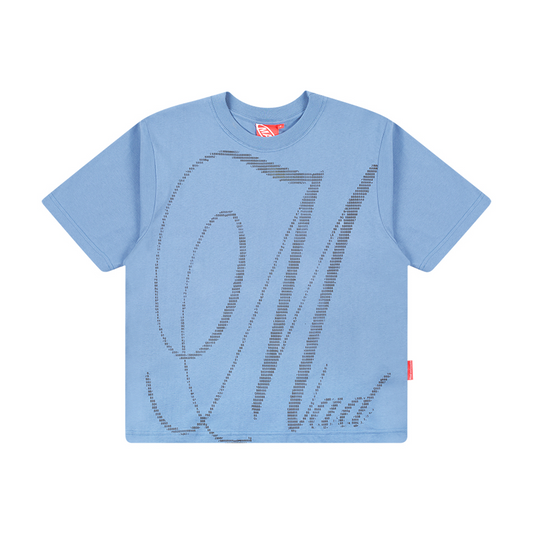 CAMISETA SIMPLESMENTE MAD  AZUL