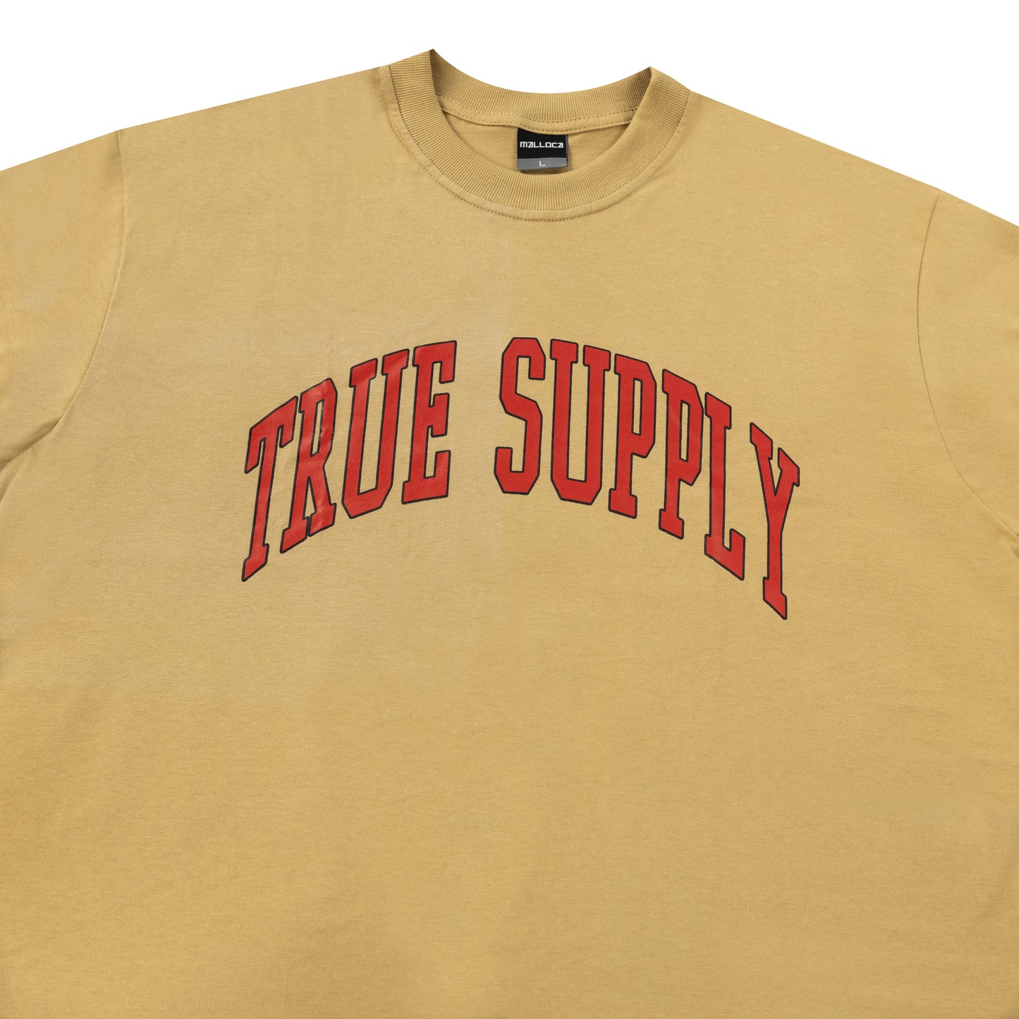 TEE TRUE "COLLEGE" BEGE