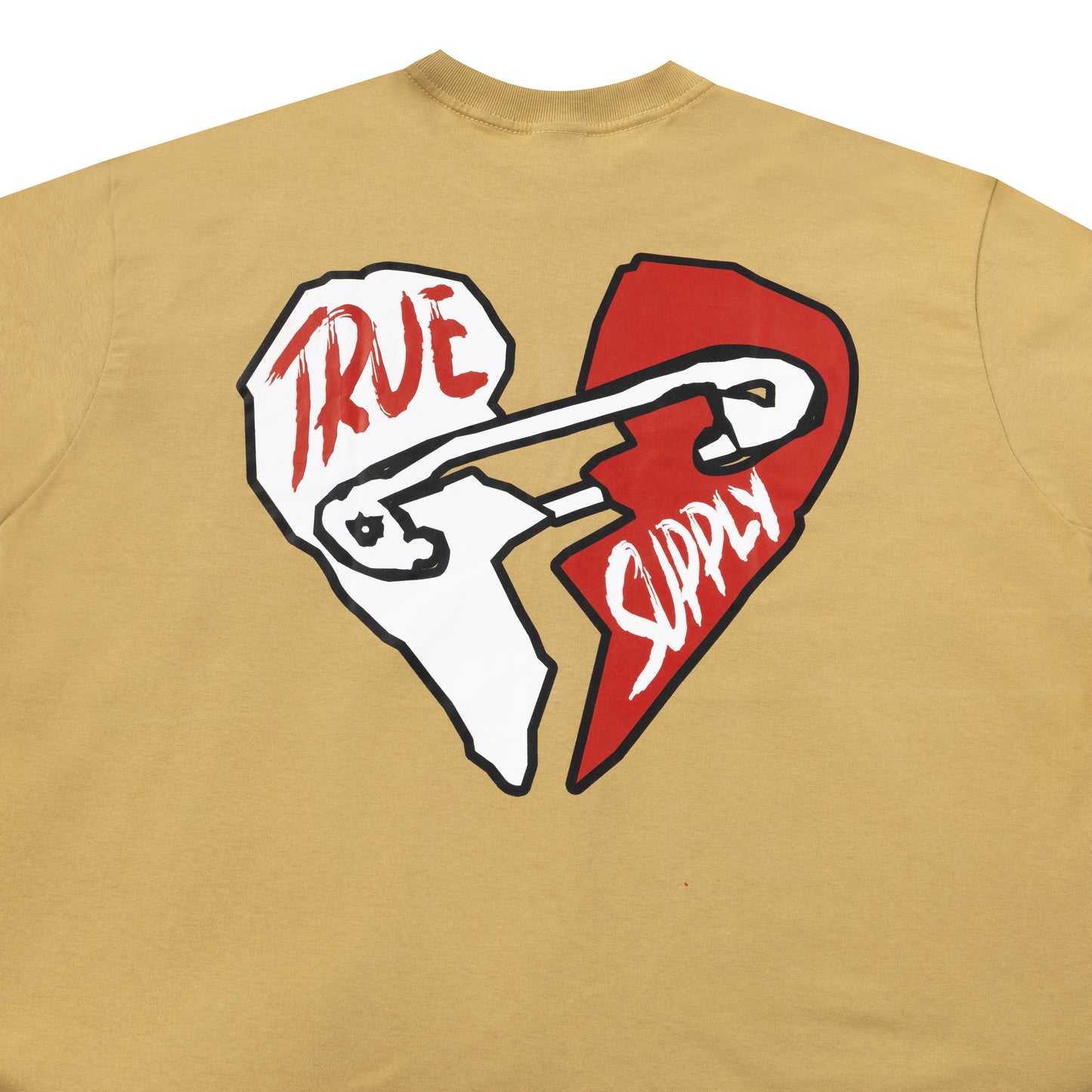 TEE TRUE "BROKEN" BEGE