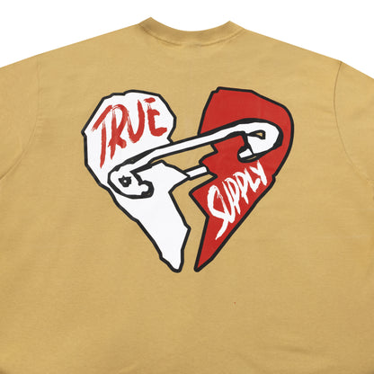 TEE TRUE "BROKEN" BEGE