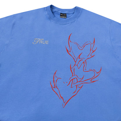 TEE TRUE "LOVED" ROYAL BLUE