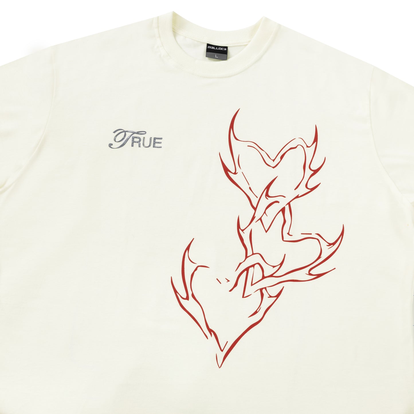 TEE TRUE "LOVED" OFF WHITE
