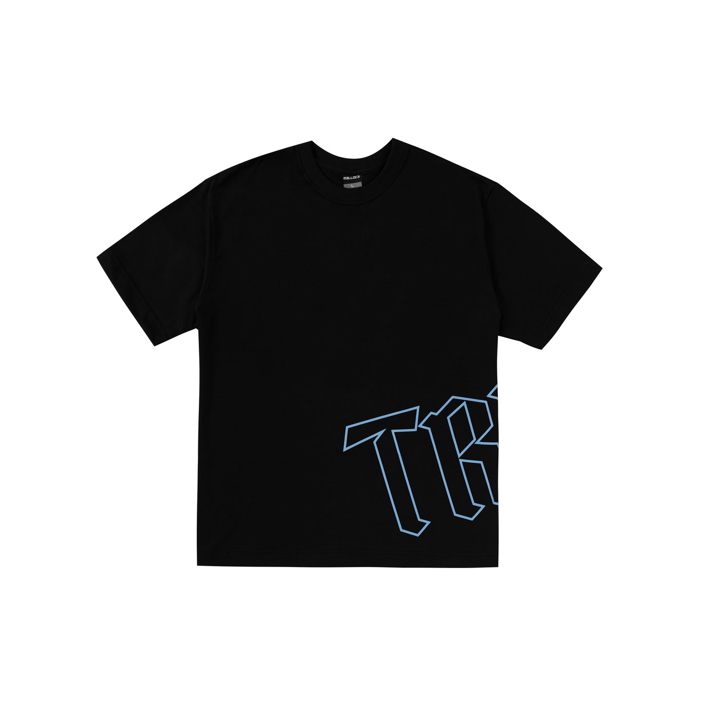 TEE TRUE "SIDE LINE" BLACK