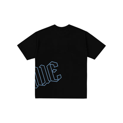 TEE TRUE "SIDE LINE" BLACK