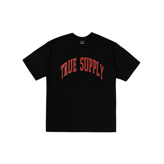 TEE TRUE "COLLEGE" BLACK