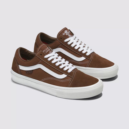 TÊNIS SKATE OLD SKOOL NICK MICHEL BROWN WHITE