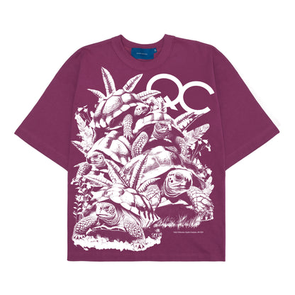 SLOW AND STEADY MAGENTA TSHIRT