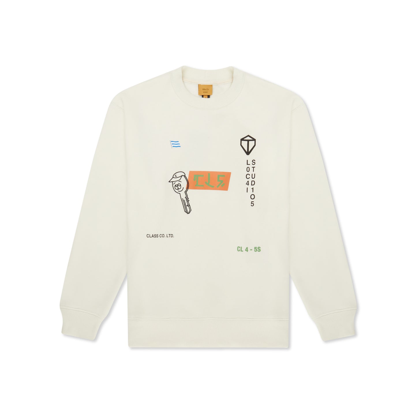 CREWNECK "CONTAINER" OFF-WHITE