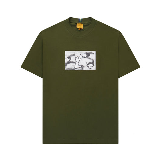 T-SHIRT "CLS HANDS" GREEN