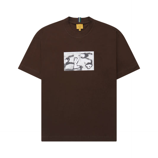 T-SHIRT "CLS HANDS" BROWN