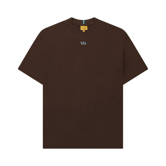 T-SHIRT "C PLASTIC" BROWN