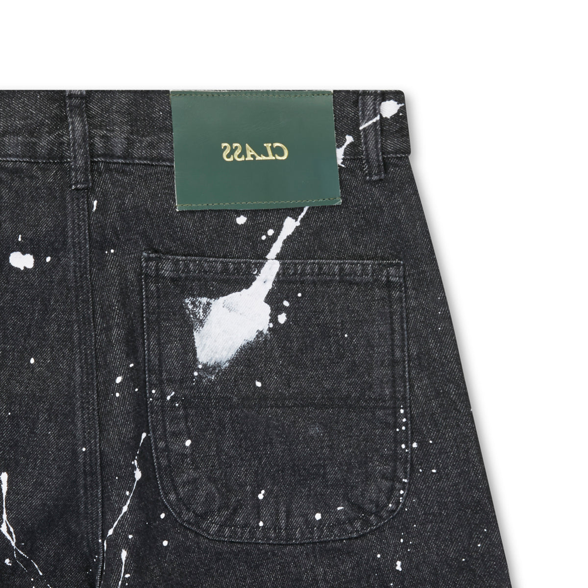 CLASSIC JEANS CLASS "SPLATTER" BLACK