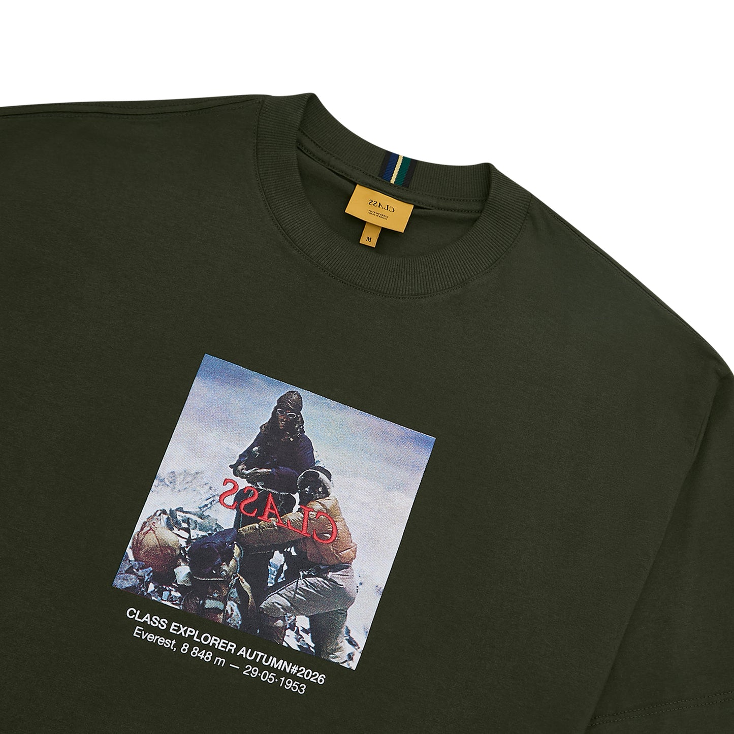 T-SHIRT "CLASS EXPLORER" GREEN