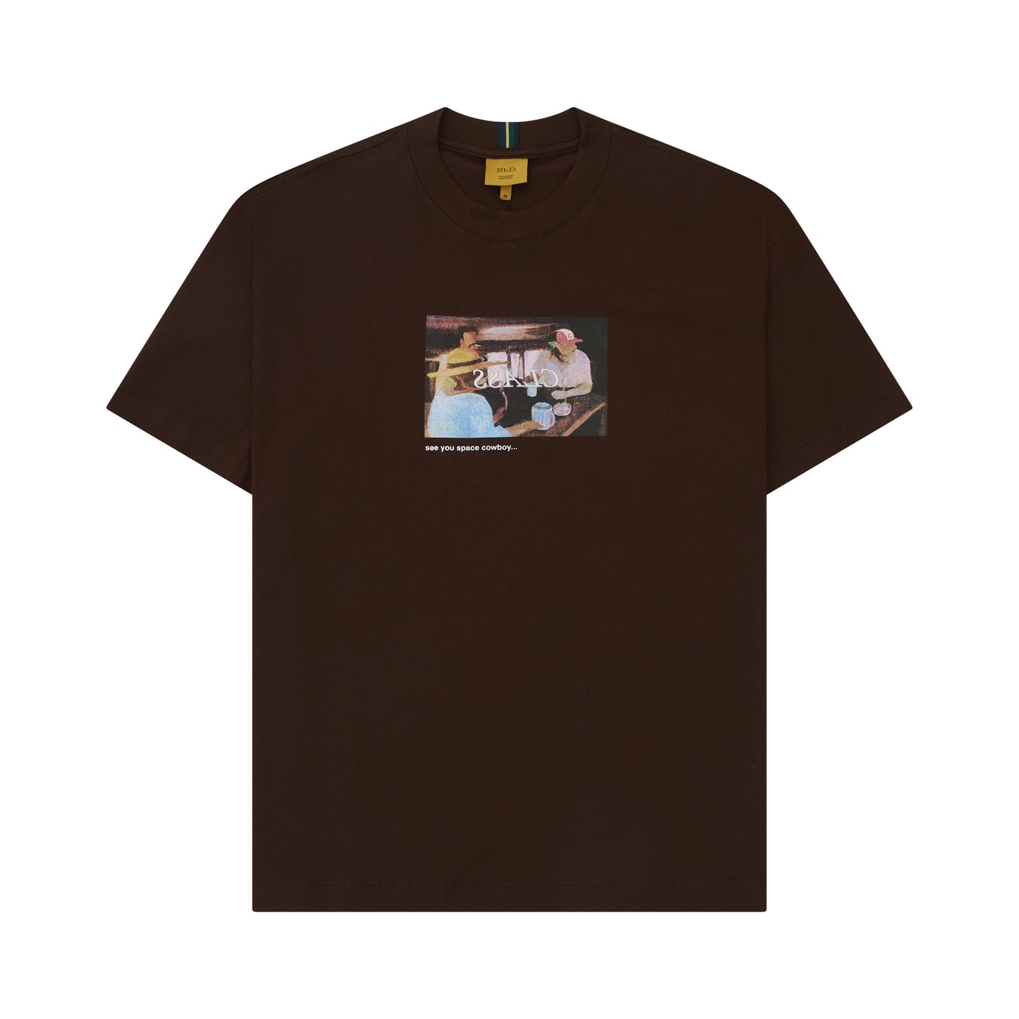 T-SHIRT CLASS "3 VELHOS" BROWN