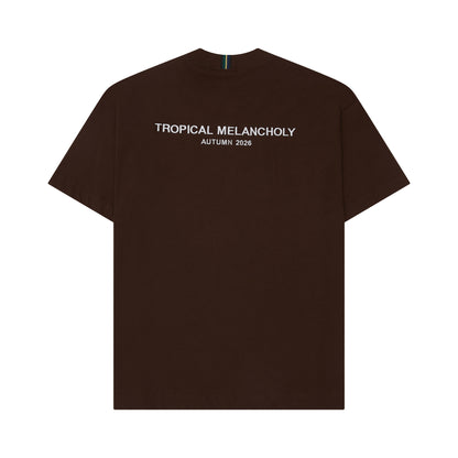 T-SHIRT CLASS "TROPICAL MELANCHOLY" BROWN