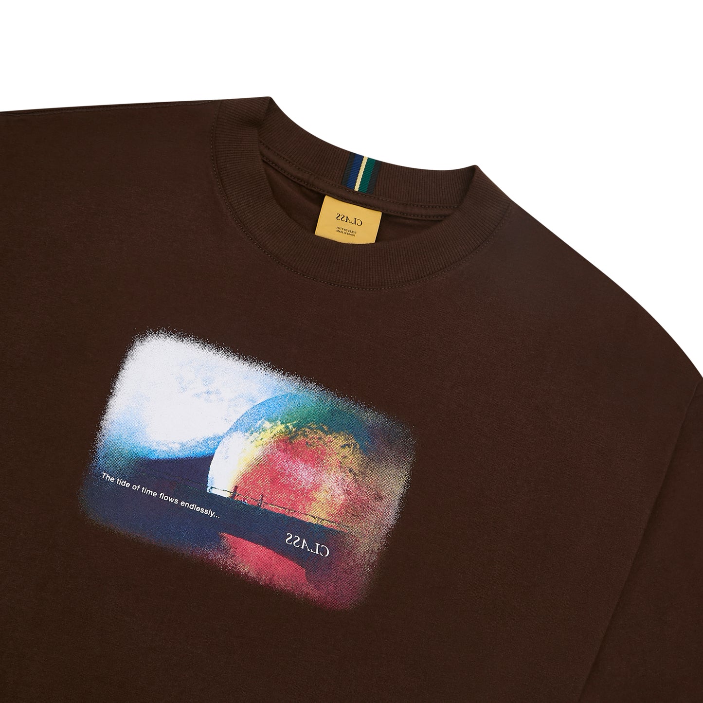 T-SHIRT CLASS "TROPICAL MELANCHOLY" BROWN