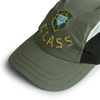 3 PANEL SPORT HAT CLASS "BRASIL" GREEN / BLACK