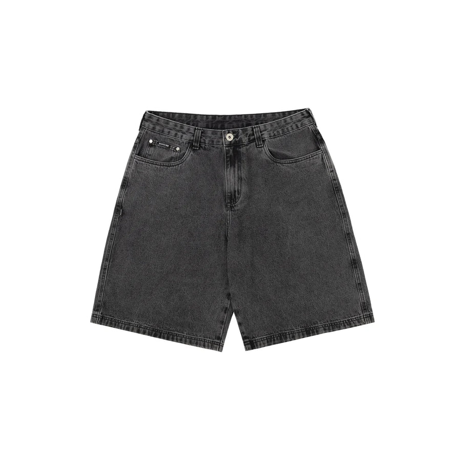 Jeans Shorts Pins In Black